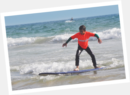 actividades de verão para crianças, aulas de surf